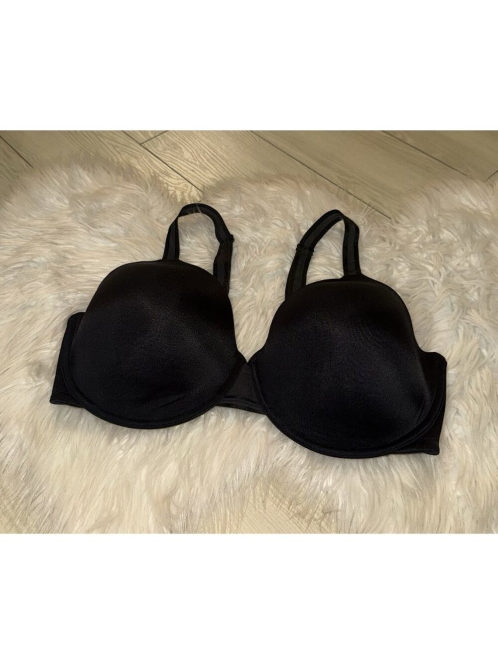 Bali Womens Beautifully You Back Smoothing T-Shirt Bra UW 38DD Black DFW168